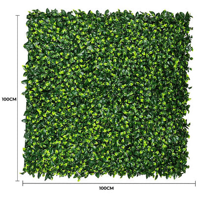 Jasmine Hedge Screen Green Wall Panel UV Resistant 100cm x 100cm V637-DP1004628