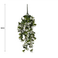 Hanging White Artificial Bougainvillea Plant UV Resistant 90cm V637-DP1005618