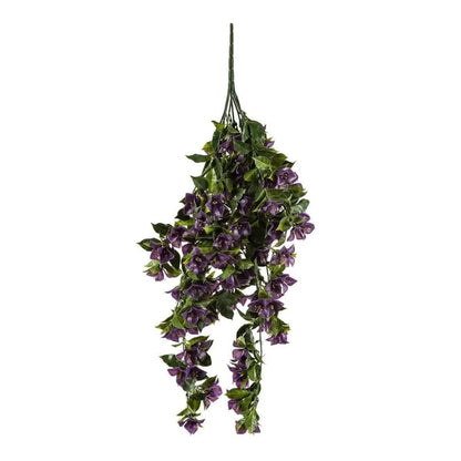 Hanging Artificial Bougainvillea Plant Purple UV Resistant 90cm V637-DP1005622
