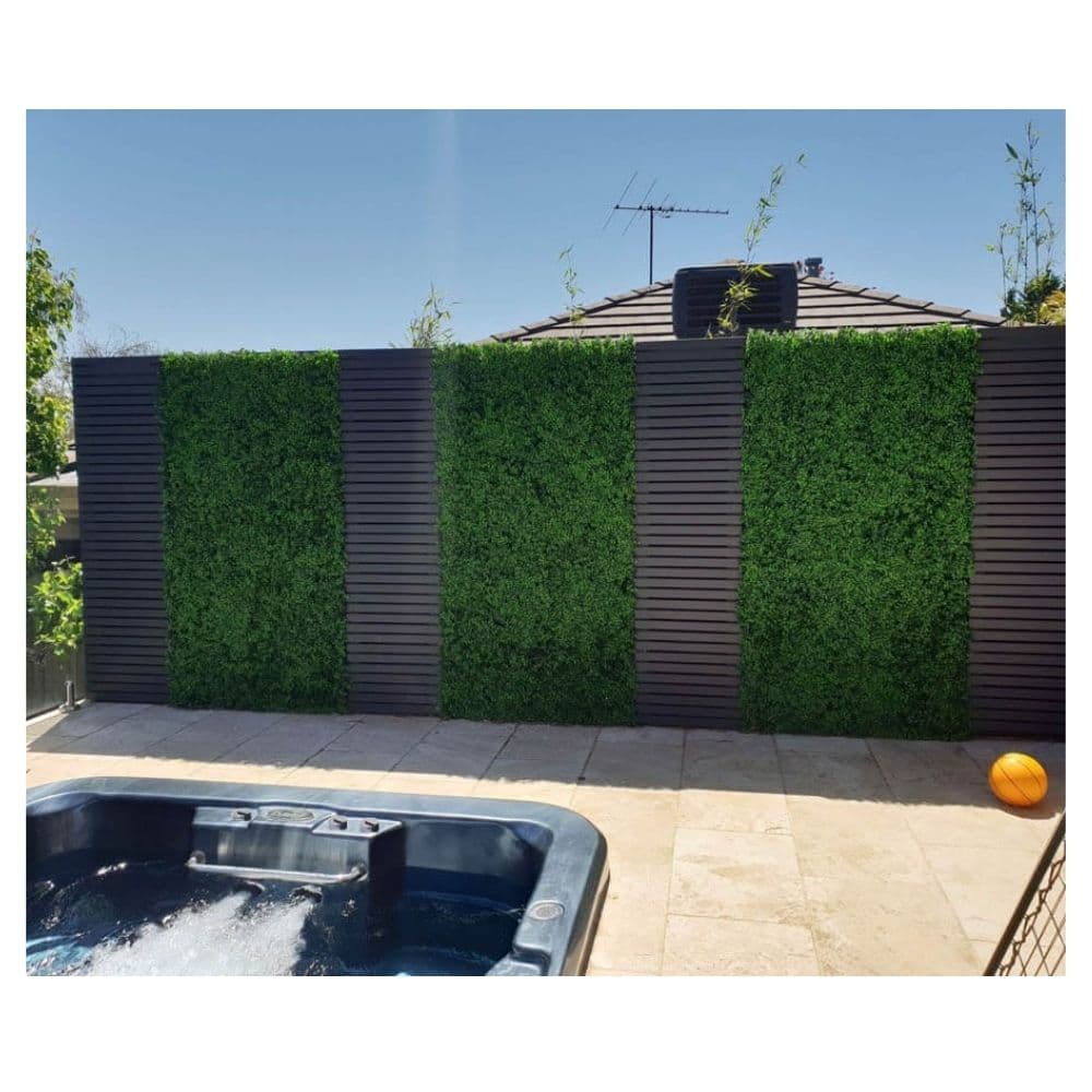 Luxury Deluxe Buxus (Bright) Hedge Panels UV Resistant 1m X 1m V637-DP1005795