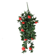 Hanging Red Rose Stem UV Resistant 85cm V637-DP1005848