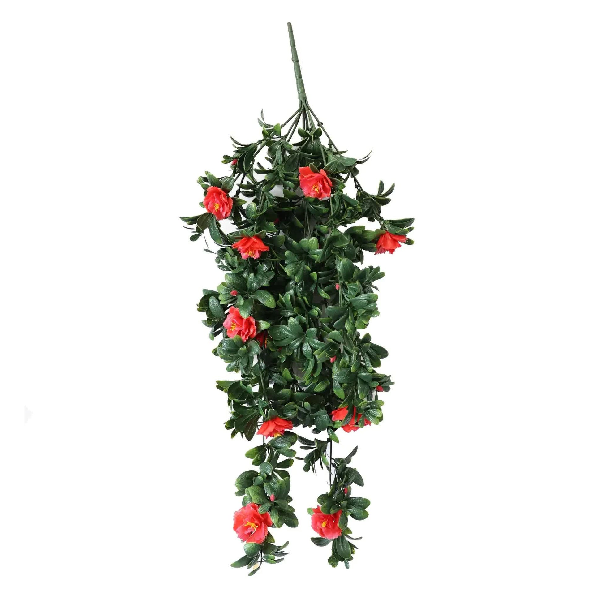 Hanging Red Rose Stem UV Resistant 85cm V637-DP1005848
