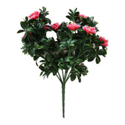 Premium Artificial Pink Rose Bunch UV Resistant 45cm V637-DP1005892