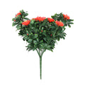 Premium Artificial Red Rose Bunch UV Resistant 45cm V637-DP1005893