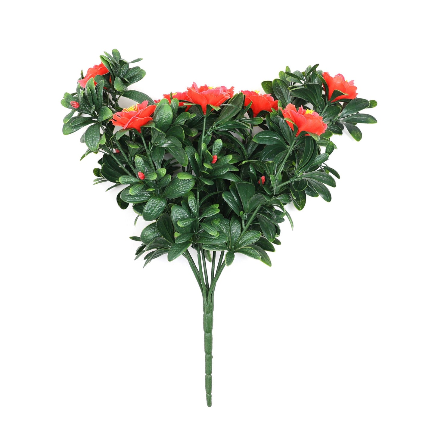 Premium Artificial Red Rose Bunch UV Resistant 45cm V637-DP1005893