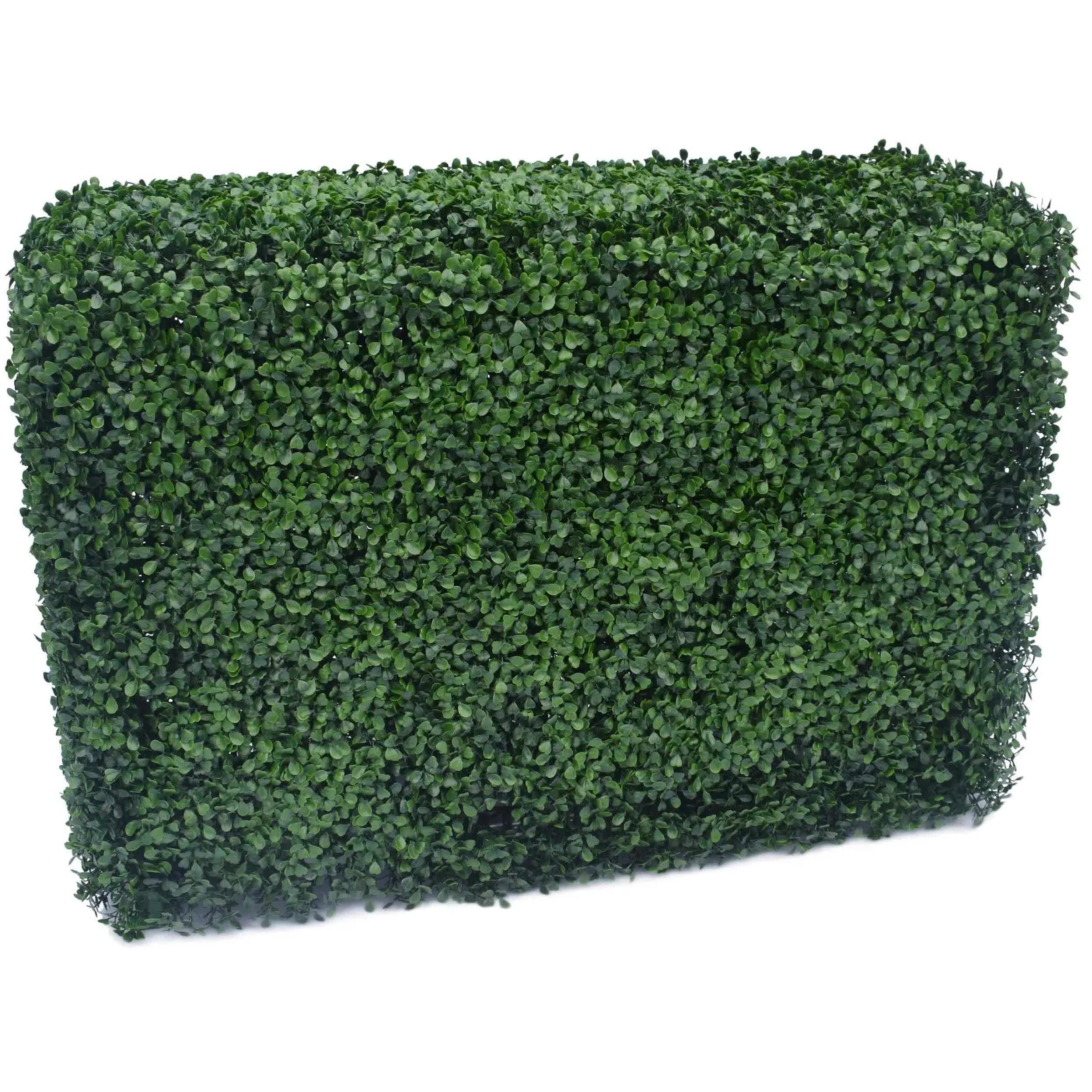 Portable Artificial Boxwood Hedge UV Resistant 75cm High 100cm Long V637-DP1006821