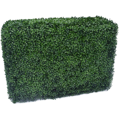 Portable Artificial Boxwood Hedge UV Resistant 75cm High 100cm Long V637-DP1006821