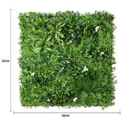 Luxury White Oasis Vertical Garden / Green Wall UV Resistant 1m x 1m V637-DP1008038