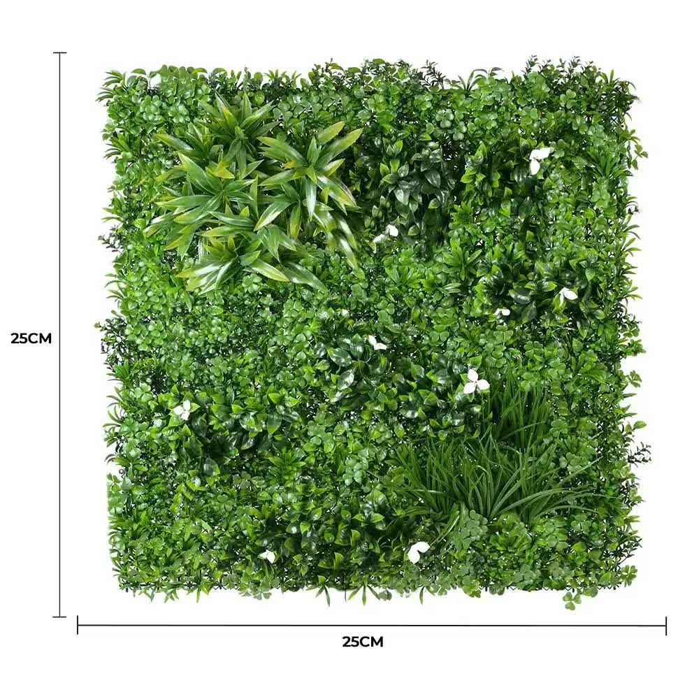 Luxury White Oasis Vertical Garden / Green Wall UV Resistant 1m x 1m V637-DP1008038