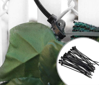 Artificial Ivy Leaf Hedging & Privacy Screen (Shade Cloth Backing Fake Ivy) 3m X 1m Roll V637-DP1008977