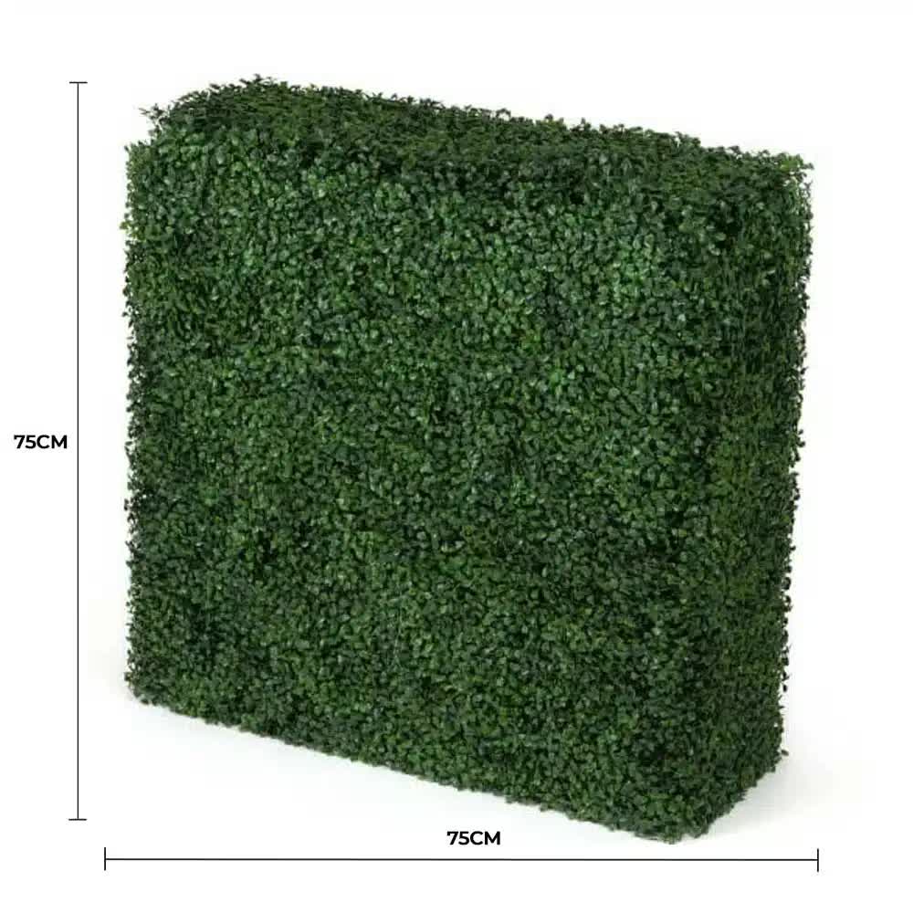 Portable Artificial Boxwood Hedge UV Resistant 75CM x 75cm V637-DP1009439
