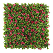 Luxury Flowering Pink Vertical Garden / Green Wall UV Resistant 1m X 1m V637-DP1009821