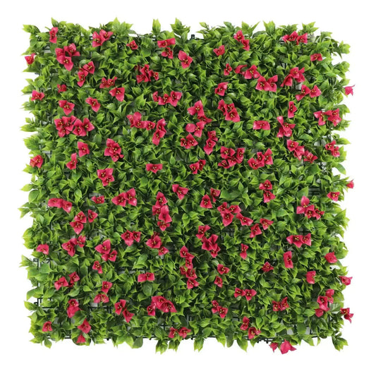 Luxury Flowering Pink Vertical Garden / Green Wall UV Resistant 1m X 1m V637-DP1009821