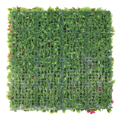 Luxury Flowering Pink Vertical Garden / Green Wall UV Resistant 1m X 1m V637-DP1009821