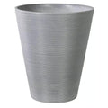 Decorative Textured Round Grey Planter 47cm V637-DP10100385