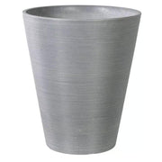 Decorative Textured Round Grey Planter 47cm V637-DP10100385