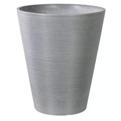 Decorative Textured Round Grey Planter 47cm V637-DP10100385