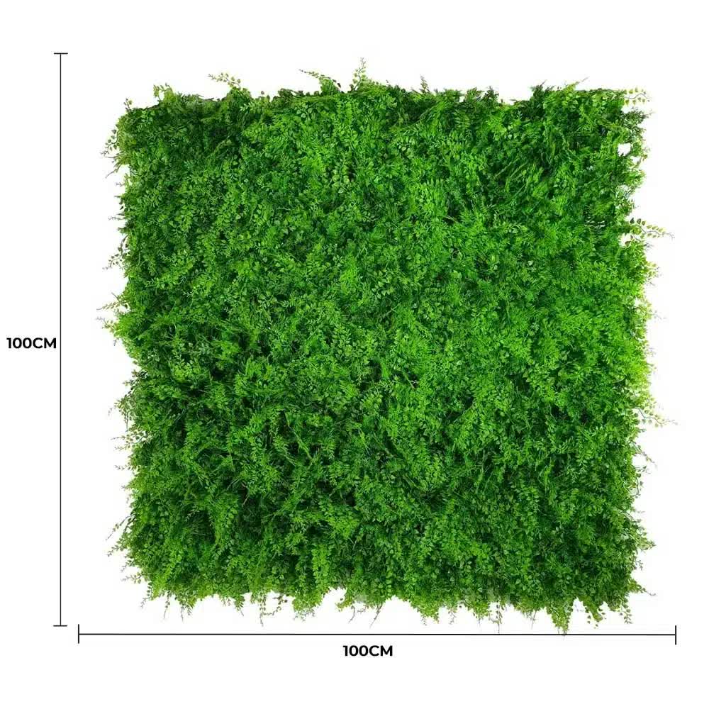Mediterranean Fern Vertical Garden / Green Wall UV Resistant 1m x 1m V637-DP1010106