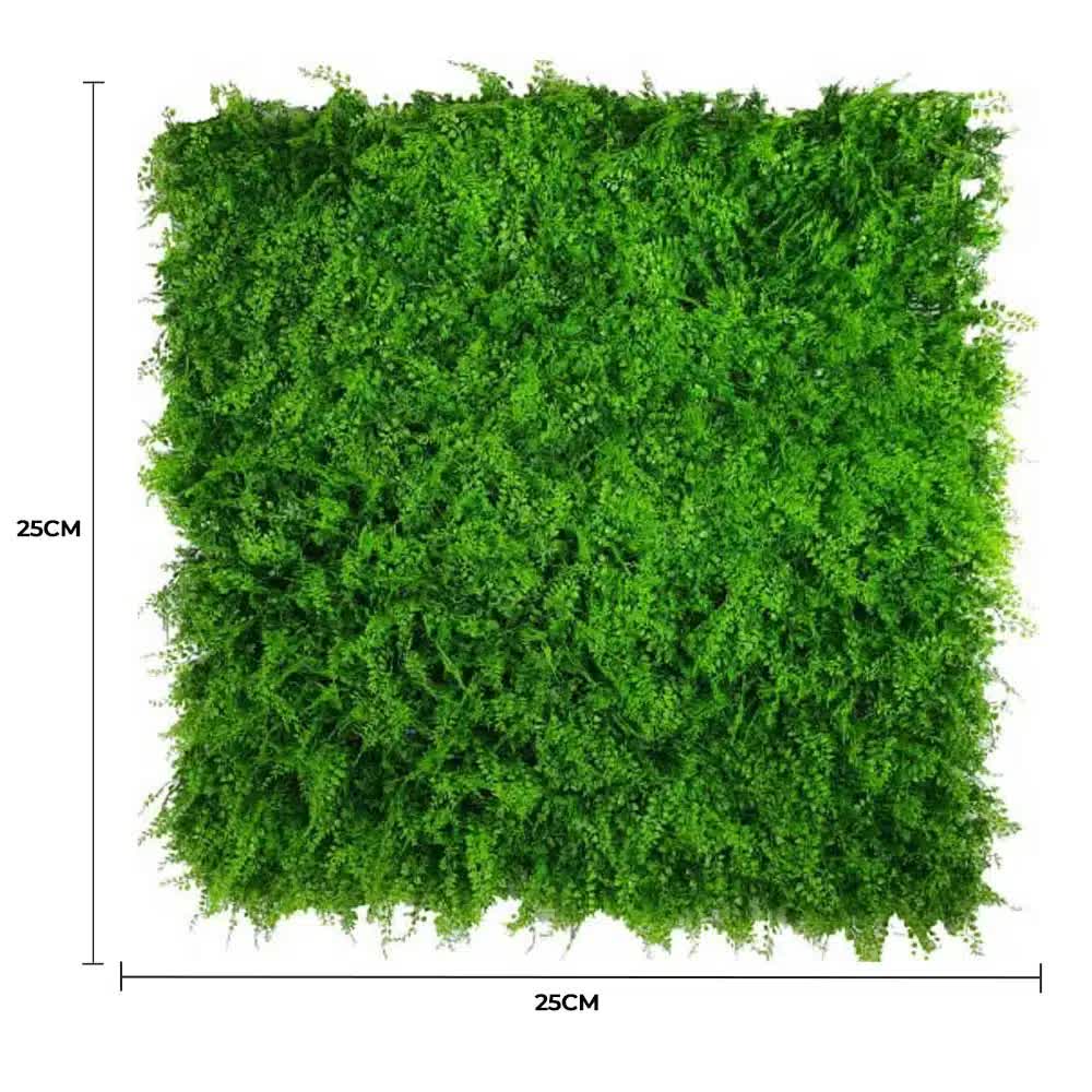 Mediterranean Fern Vertical Garden / Green Wall UV Resistant SAMPLE V637-DP1010106-S