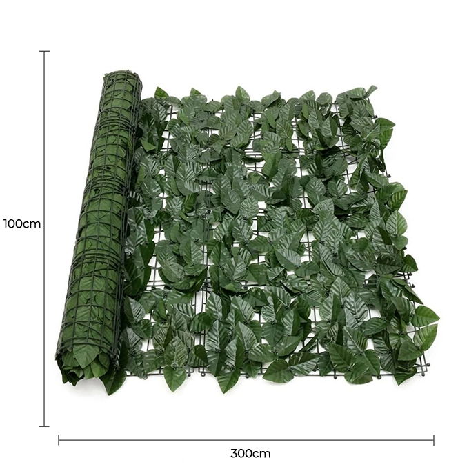 Artificial Ivy Leaf Roll 3m X 1m (Camellia Style Fake Ivy Roll) V637-DP1011959