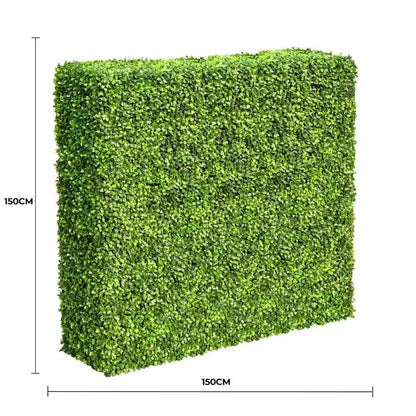Large Portable Mixed Boxwood Hedge 1.5m by 1.5m UV Resistant V637-DP1012231
