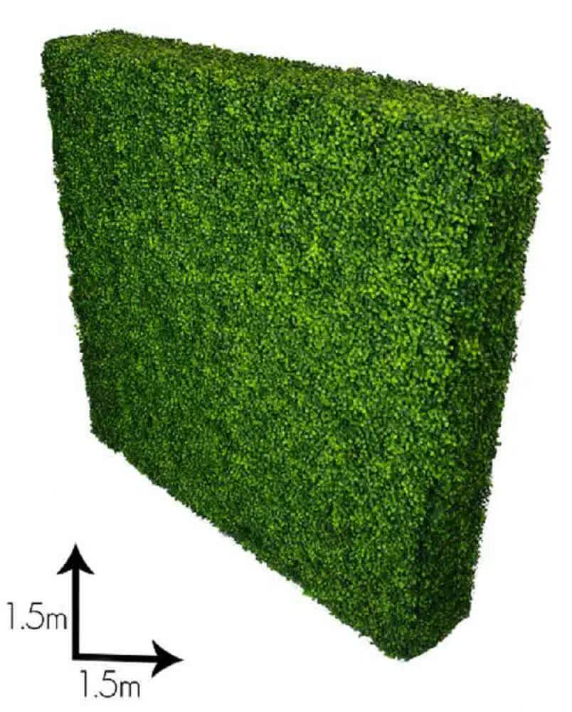 Large Portable Mixed Boxwood Hedge 1.5m by 1.5m UV Resistant V637-DP1012231
