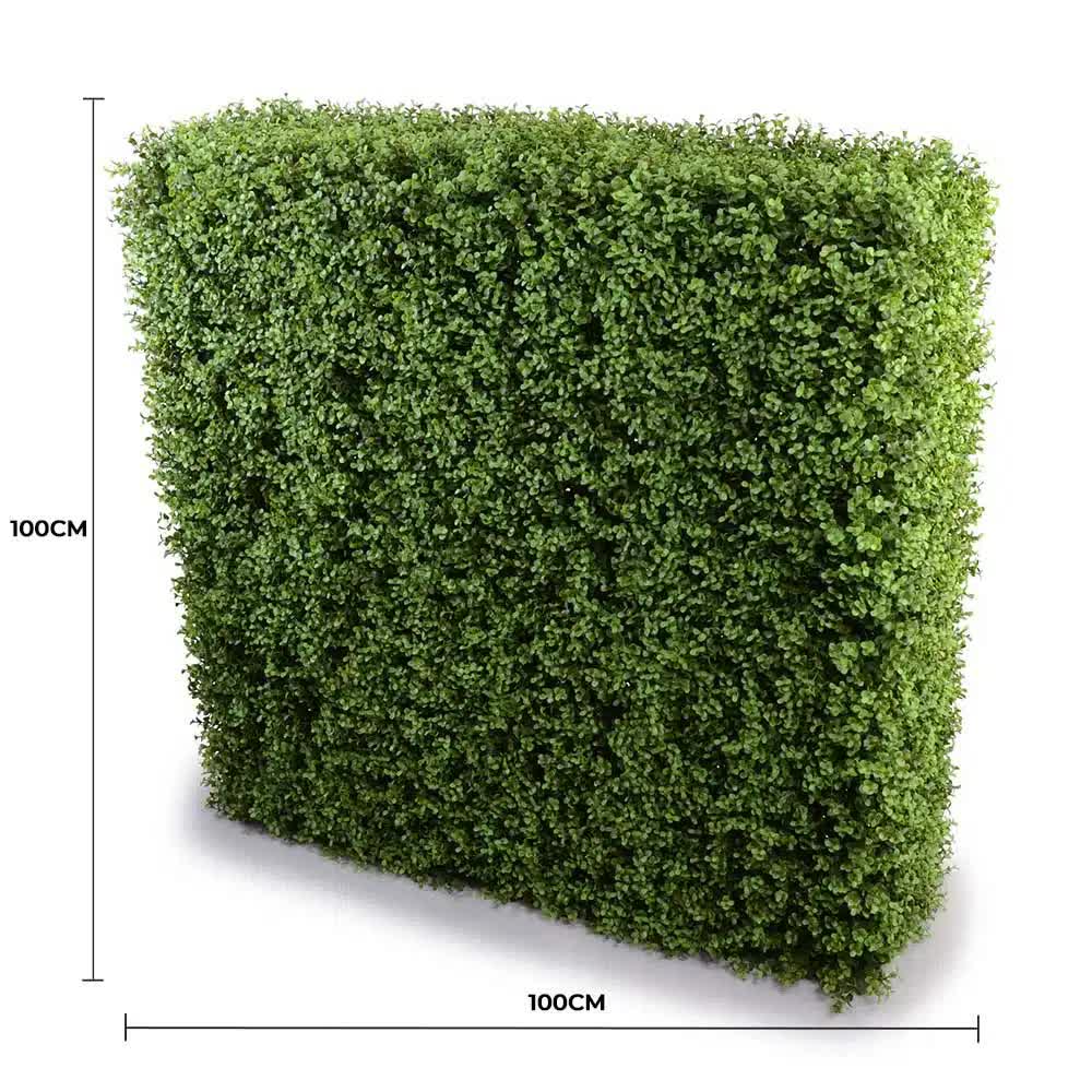 Deluxe Portable Buxus Hedge UV Resistant 100cm Long x 100cm High V637-DP1012753