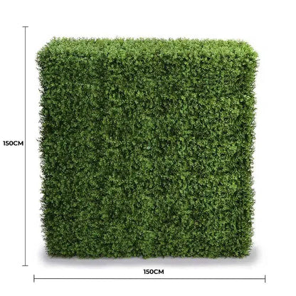 Deluxe Portable Buxus Hedge UV Resistant 150cm Long x 150cm High V637-DP1012755