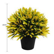 Small Potted Artificial Decorative Yellow Lily Plant UV Resistant 20cm V637-DP1013096