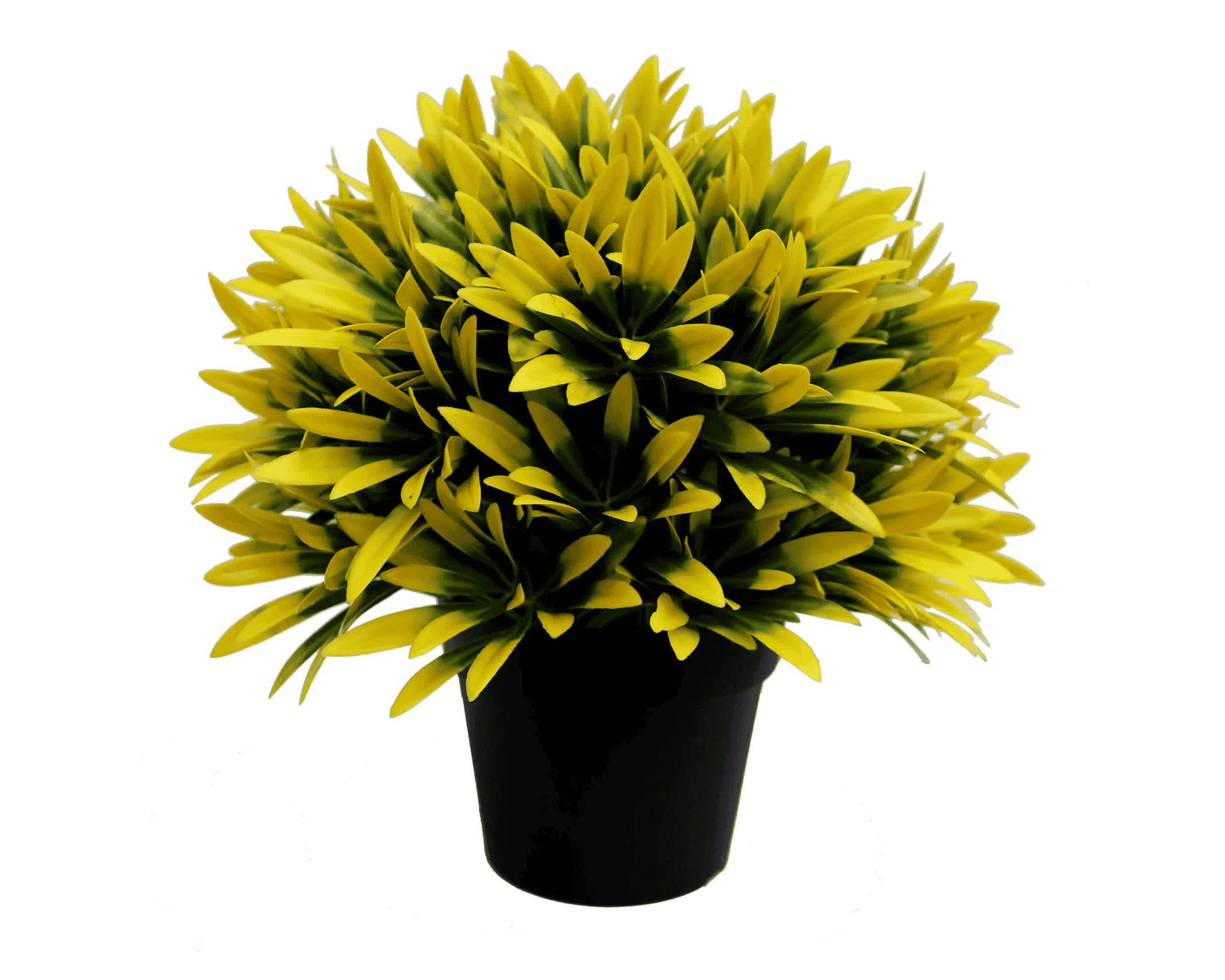 Small Potted Artificial Decorative Yellow Lily Plant UV Resistant 20cm V637-DP1013096