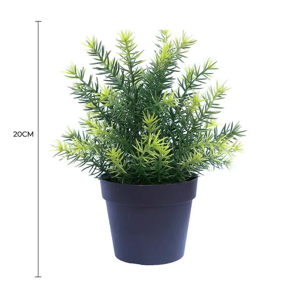 Small Potted Artificial Native Grass Plant UV Resistant 20cm V637-DP1013097