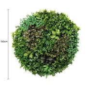 Artificial Green Wall Disc Art 150cm Dense Green Sensation (Onyx Black) V637-DP1013972B