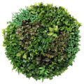 Artificial Green Wall Disc Art 150cm Dense Green Sensation (Fresh White) V637-DP1013972W