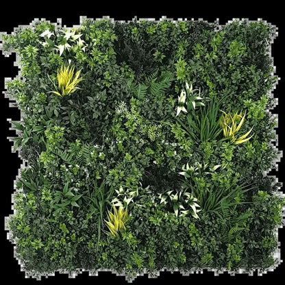 Green Forest Bespoke Commercial Grade Metal Backed Vertical Garden / Green Wall UV Resistant 1m x 1m Fire V637-DP1014112