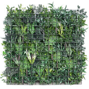 Green Forest Bespoke Commercial Grade Metal Backed Vertical Garden / Green Wall UV Resistant 1m x 1m Fire V637-DP1014112