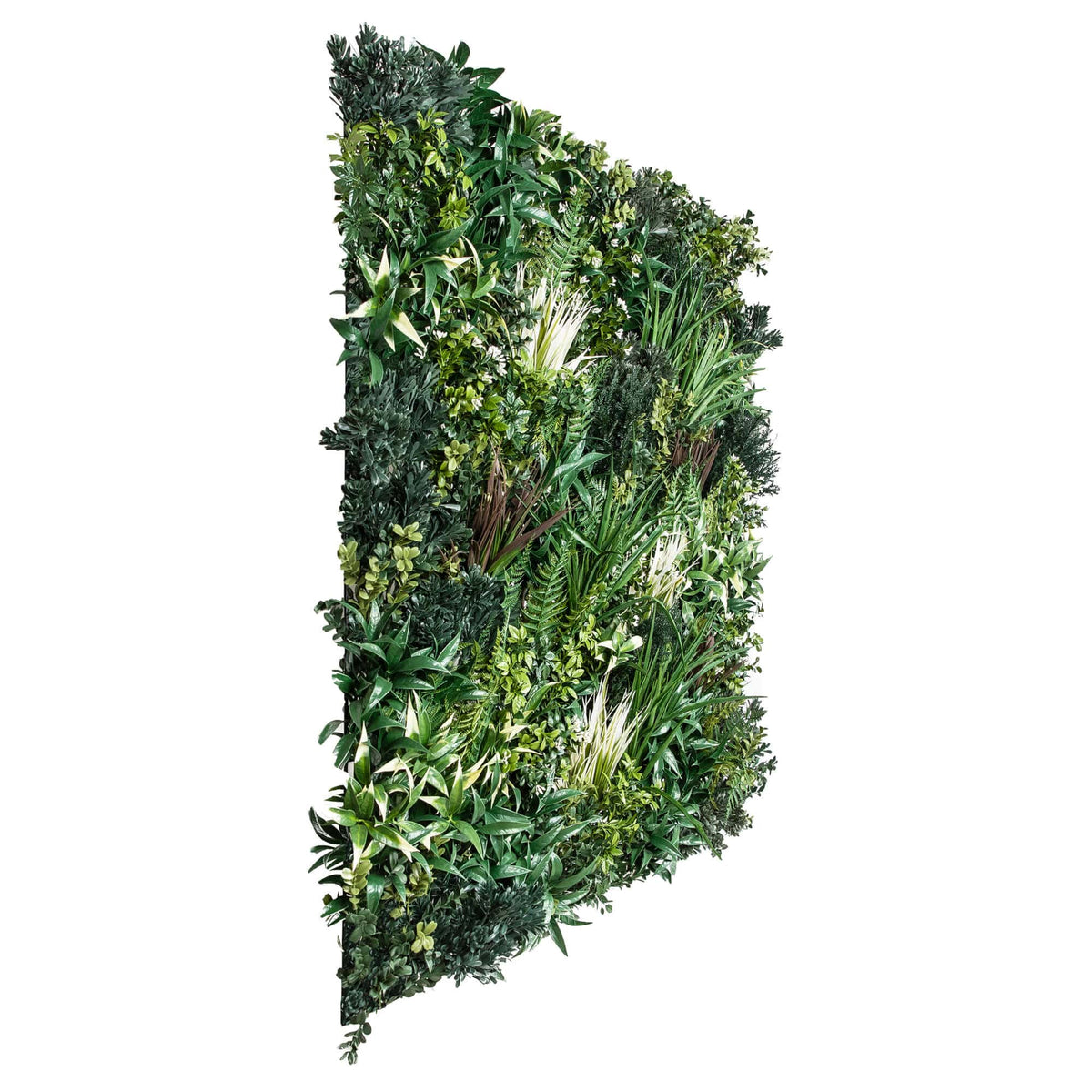 Green Forest Bespoke Commercial Grade Metal Backed Vertical Garden / Green Wall UV Resistant 1m x 1m Fire V637-DP1014112
