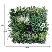Bespoke Vertical Garden Green Wall UV Resistant 45cm x 45cm Fire Retardant V637-DP1014117S