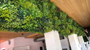 Luxury Lush Spring Recycled Vertical Garden / Green Wall UV Resistant 100cm x 100cm V637-DP1014119-2
