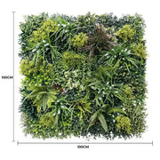 Luxury Lush Spring Recycled Vertical Garden / Green Wall UV Resistant Sample V637-DP1014119-2S