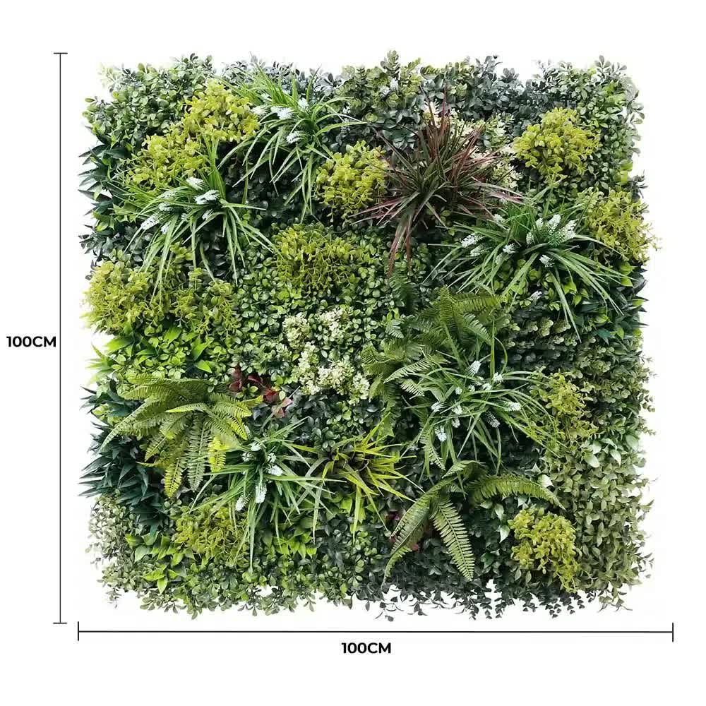 Luxury Lush Spring Recycled Vertical Garden / Green Wall UV Resistant Sample V637-DP1014119-2S