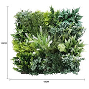 Flowering Bespoke Vertical Garden / Green Wall UV Resistant 45cm x 45cm Fire Retardant V637-DP1014119S
