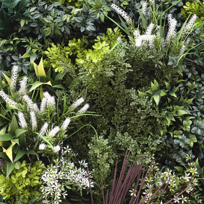 Flowering Bespoke Vertical Garden / Green Wall UV Resistant 45cm x 45cm Fire Retardant V637-DP1014119S
