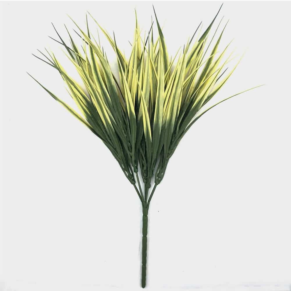 Yellow Tipped Grass Stem UV Resistant 35cm V637-DP1014398