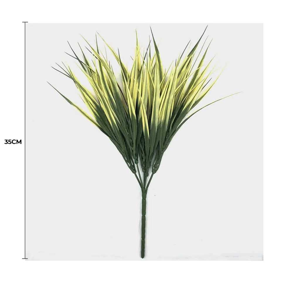 Yellow Tipped Grass Stem UV Resistant 35cm V637-DP1014398