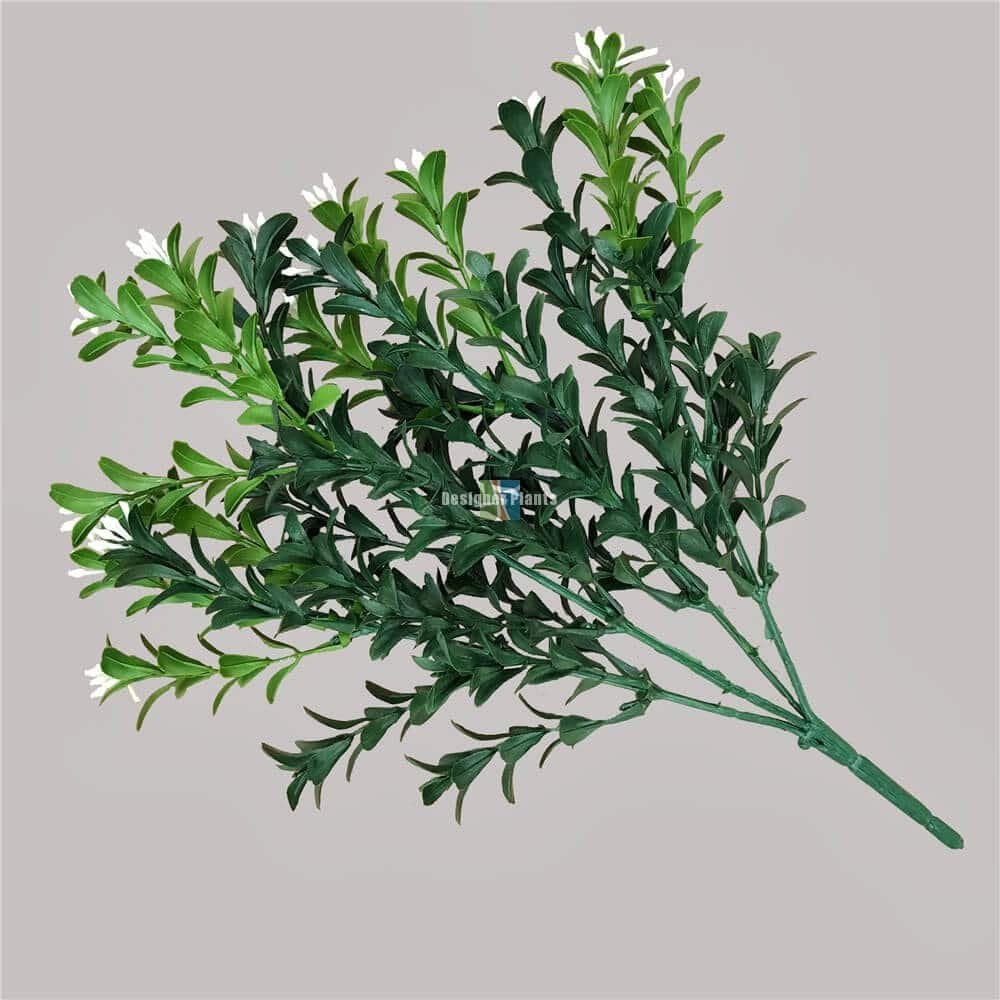 Artificial Flowering Boxwood Stem UV Resistant 30cm V637-DP1016046