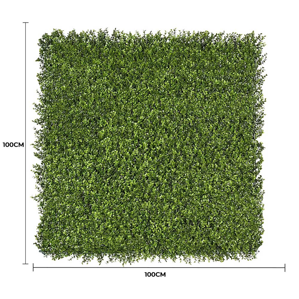 Premium Natural Buxus Hedge Panels UV Resistant 1m X 1m V637-DP1016346