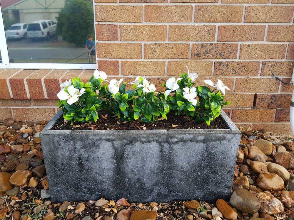White Flowering Jasmine Stem UV Resistant 30cm V637-DP1016381