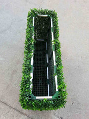 Luxury Deluxe Portable Buxus (Bright) UV Resistant 100cm Long x 50cm High x 25cm Wide V637-DP1017404