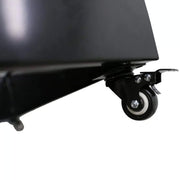 Black Metal Planter Medium + Wheels V637-DP10187880