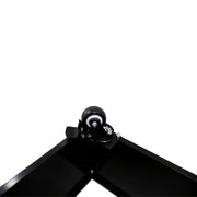 Black Metal Planter Medium + Wheels V637-DP10187880